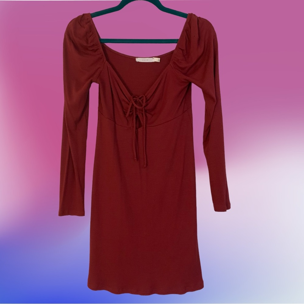Lush Burgundy dress